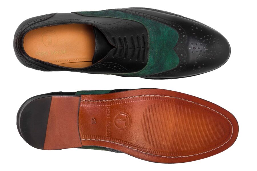 Brogue Black With Green - Image 2