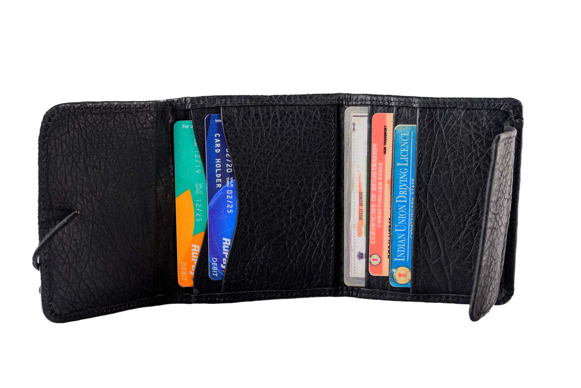 Rubber Band Visiting Card Holder